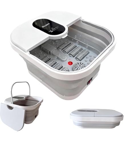 Amazon | Carbagjoy 折り畳め フットバス 足湯 保温 浴剤可 10L大容量